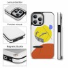 iPhone 13 case with abstract art design, magnetic buckle, and camera protection