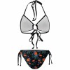 Floral Bikini Swimsuit with Adjustable Straps and Side Ties - Perfect for Beach or Pool
