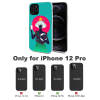 iPhone 12 Pro case, unique cartoon design in green, provides phone protection, compatible with iPhone 12 Pro.