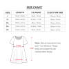 Plus Size Geometric Dress Size Chart - Length, Waist, & Hem Measurements