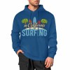 Blue cotton California Surfing hoodie, loose fit, suitable for daily wear, comfortable, available in multiple colors