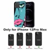 iPhone 12 Pro Max case with artistic portrait, TPU material, stylish protection