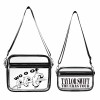 Transparent satchel set featuring Taylor Swift The Eras Tour graphic and WO OF A-C design, PVC shoulder bags.