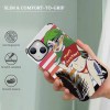 iPhone 13 Skin Case featuring Cartoon Design and Feather, scratch-resistant protection, comfortable grip.