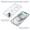 iPhone 15 celestial pattern case, PC plastic, scratch-resistant, lens & screen protection
