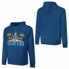 Blue cotton Surfing hoodie with CALIFORNIA SURFING graphic, loose fit, suitable for daily wear