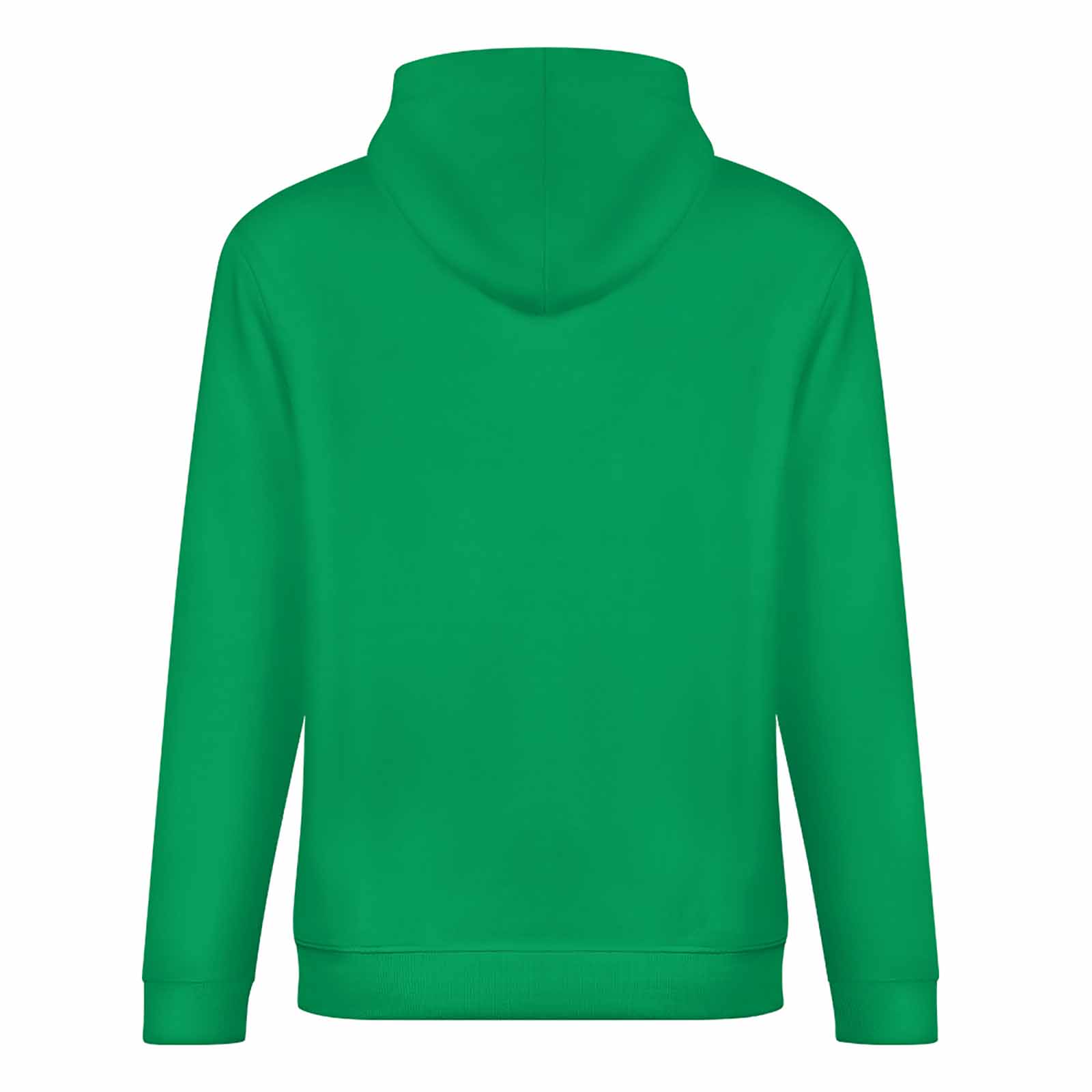 Green cotton hoodie for men, loose fit, suitable for daily wear, 100% cotton.