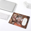 Custom leather mouse pad, waterproof and durable, ideal for gamers and office use.