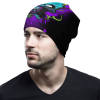 Full print polyester pullover cap, vibrant design, warm and stylish.