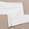 White light proof trouser skirt with pocket, showcasing the material texture and design details.