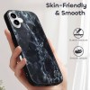 iPhone 16 Series marble glass case, skin-friendly and smooth, scratch-resistant and drop protection