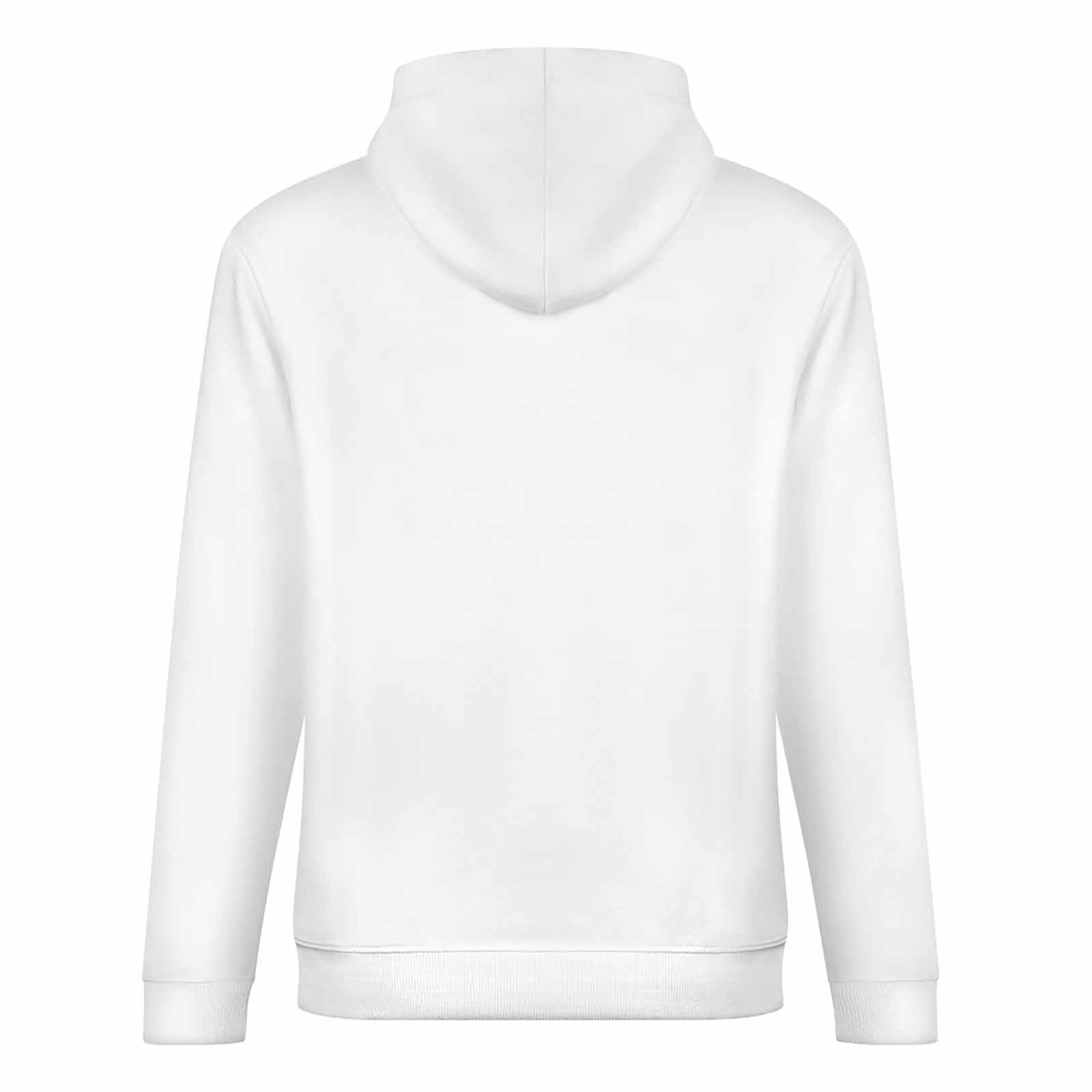 White 100% Cotton Hoodie for Daily Wear