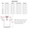European Sode POLO Straight Shirt Size Chart - Measurements in cm and inches, showing how to measure.
