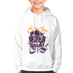 Youth Hooded Sweatshirt (No Pockets / Front Print)