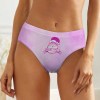 Cute low waist panties featuring a cartoon design, made from polyester and spandex blend for everyday comfort.