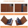 Brown Wallet case interior details