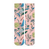 Pink floral thick stockings, breathable & comfortable, perfect for all seasons. Made of large chemical fiber, soft and warm.