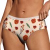 Women's lace underwear with floral pattern, made of lycra fabric, comfortable and elastic.