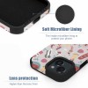 iPhone 15 case with kitchen tools pattern, microfiber lining and scratch protection.