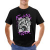 Men's black cotton 'Fearless Tiger' graphic tee, collection.