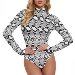 Women's Turtleneck Long Sleeve Bodysuit