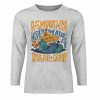 Grey pure cotton long sleeve T-shirt featuring ASMOOTH ARE MADE OF SOULFULLY graphic design for casual wear.