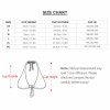 Bikini top size chart, zebra print halter bikini top measurements, Inkedjoy