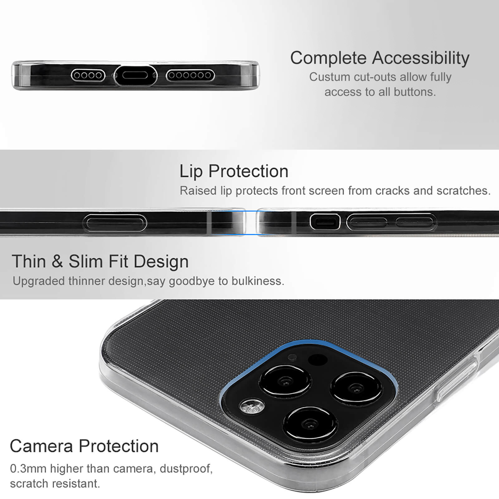 iPhone 12 Series Case: Complete Accessibility, Lip & Camera Protection