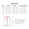 Women's Zipper Jacket Size Chart. Measurement in cm and inches.