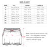Summer home suit size chart showing bust, length, hips, and waist measurements. European sizes S-3XL.