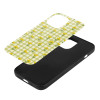 iPhone 15 Case with Gingham Floral Pattern, Glass and TPU Protection