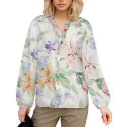 Women's ruffled blouse