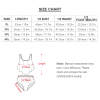 Large Size Bikini Swimsuit Size Chart - Measurements for Length, Bust, Waist, and Leg Width