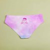 Cute low-waist panties with a tie-dye design. Made of polyester and spandex for comfortable everyday wear.