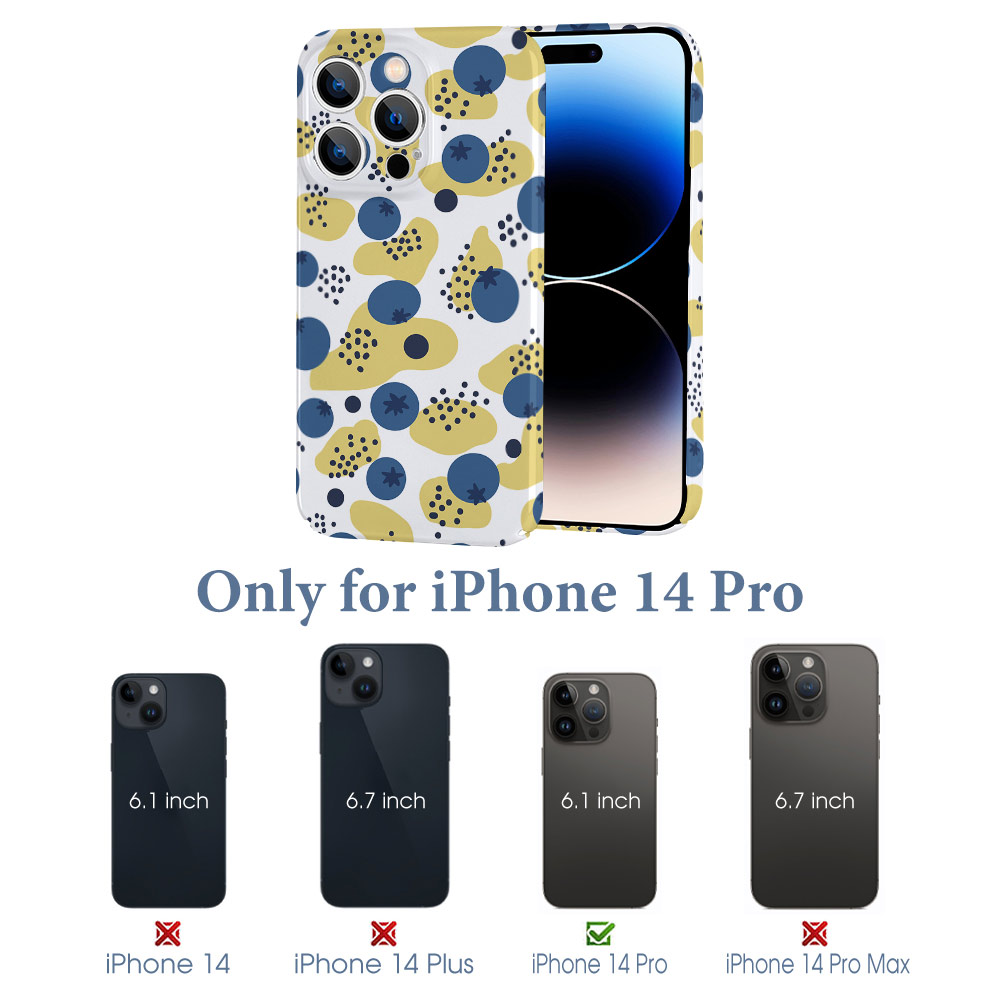 Floral iPhone 14 Pro case with various iPhone 14 case options.