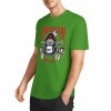 Green cotton American Legend gorilla graphic T-shirt, summer fashion
