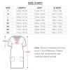 Loose pocket dress size chart, featuring bust, length, and sleeve measurements in cm and inches.