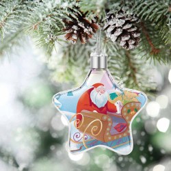 Christmas star ornament