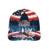Baseball Cap with American Flag Design. Polyester fabric, curved brim, and adjustable fit for outdoor wear. New upgrade 2024.