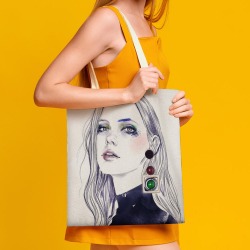 Canvas Tote Bag Double print