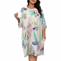 Women's one-size long T-shirt/pajama top