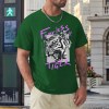 Green men's Fearless Tiger graphic tee, 100% cotton, collection.