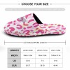 Women's cotton mop size chart. Provides length, width, US, and EUR sizes for cotton mop slippers.