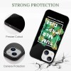iPhone 13 glass case, SUMMER PARADISE design, strong protection, scratch-resistant, and wireless charging compatible.