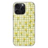 iPhone 15 case with sunflower pattern, glass + TPU, stylish phone protection.