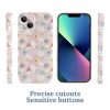 iPhone 13 case with precise cutouts and sensitive buttons, PC plastic, colorful pattern, phone protection.