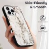 iPhone 16 Series marble glass case with skin-friendly smooth texture