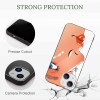 iPhone 13 glass case with face design, strong protection, precise cutouts, and camera protection.