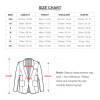 Women's casual pink suit size chart, polyester material measurements for office or travel wear