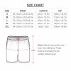Football suit set size chart with waist, length, and hip measurements